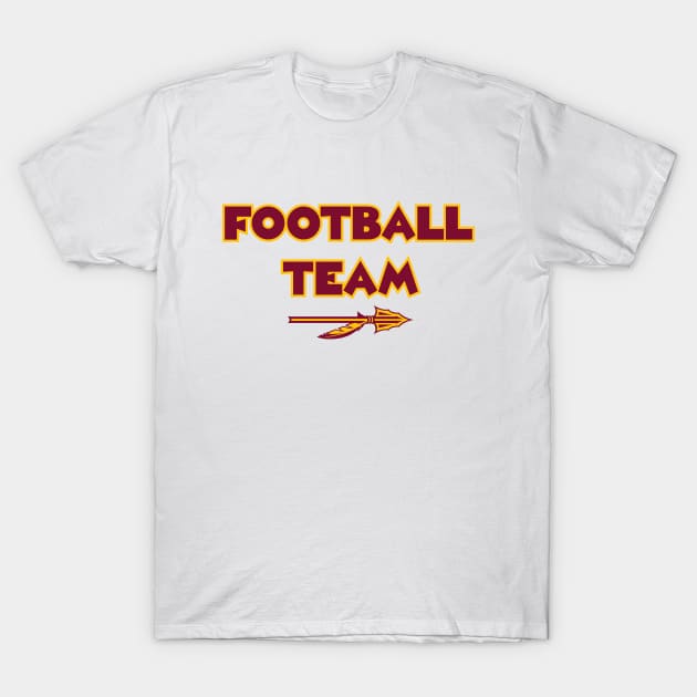 Football Team - White T-Shirt by KFig21